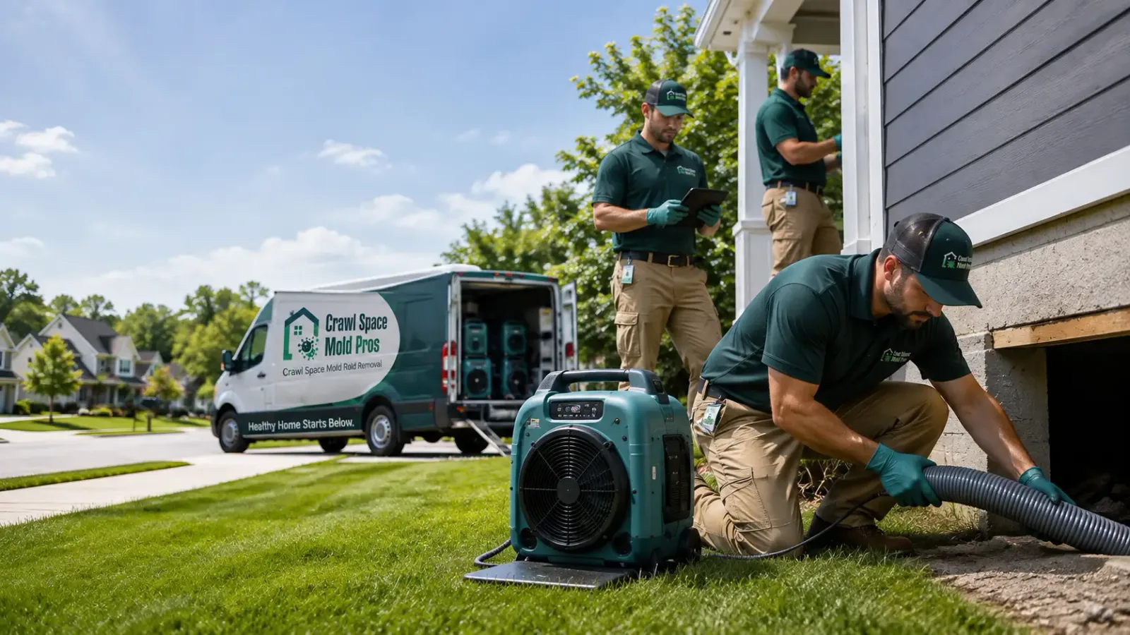 Crawl Space Mold Removal in Trego, WI